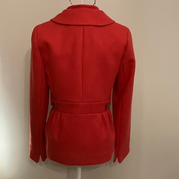 J. Crew 100% Wool  Coral Women's Blazer Sz 4 - Picture 8 of 8